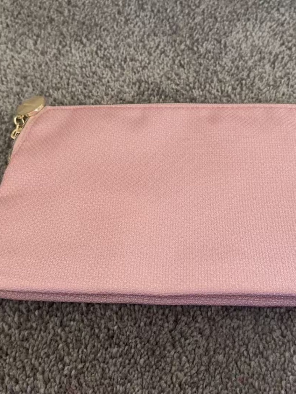 Estée Lauder cosmetic/makeup bag pink 10*6 in